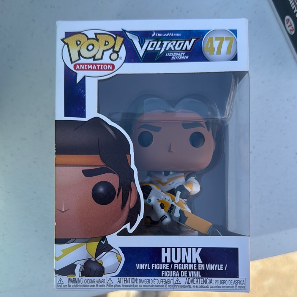 Funko Pop Animation Voltron Hunk Figure